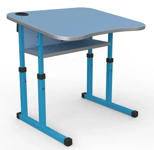 Стіл учнівський одномісний з нахилом №4-6 /700х500 МФ Вересень